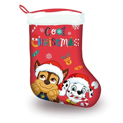 Imagen de ARDITEX Calcetín de Navidad Papa Noel 42x32cm (Patrulla Canina)