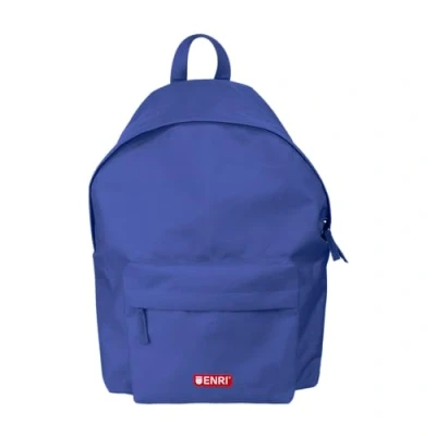 Imagen de Enri, Mochila Escolar Unisex, 2 compartimentos, Espalda y Asas Acolchadas, Color Azul