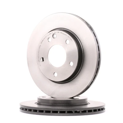 Imagen de BREMBO COATED DISC LINE 09.7359.21 Disco de freno 260 22 5 ventilación interna revestido altamente carbonizado con tornillos MERCEDES BENZ: Clase A