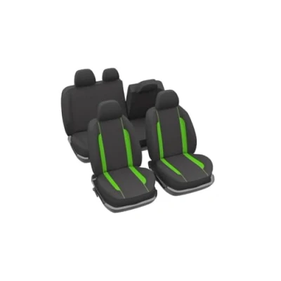 Imagen de DBS Fundas de Asientos Coche/Automóvil Verde Universales Antideslizantes Lavables, Estándar