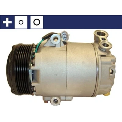 Imagen de MAHLE ORIGINAL ACP 16 000S Compresor de Aire Acondicionado CVC6 12 PAG 46 R 134 A con junta anular OPEL: Zafira