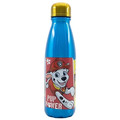 Imagen de Botella de agua reutilizable aluminio infantil 600 ml La Patrulla Canina