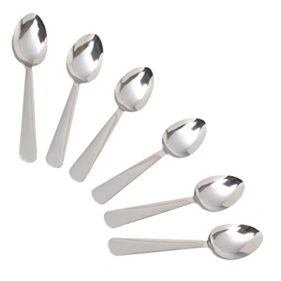 Imagen de KitchenCraft Juego de 6 Cucharillas Café Acero Inoxidable, 14 cm, 6, Plateado