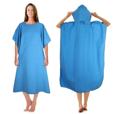 Imagen de Kuogas Poncho De BañO para Mujer Y Hombre 117X88cm Surf Microfibra Toalla TambiéN como Ayuda Cambiarse En La Playa