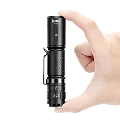 Imagen de WUBEN C3 Linternas Led Alta Potencia 1200 Lúmenes, Linterna Recargable USB Táctica Militar Potente, Pequeña a Pilas, IPX68 Impermeable 6 Modos Portátil Flashlight Emergencia Camping