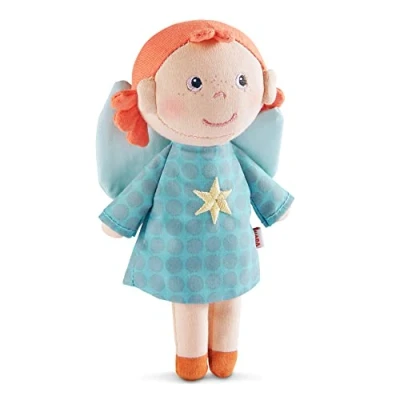 Imagen de HABA Minimuñeca de ángel la Guarda Mara, muñeca Tela para bebés y niños pequeños, Regalo Nacimiento Bautizo