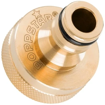 Imagen de Poppstar conector manguera grifo con rosca interior de 1“ y macho para jardin (compatible Gardena sistema acoplamiento)