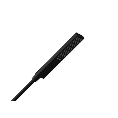 Imagen de hansgrohe Pulsify E ducha de mano ahorro agua 9 l/min (EcoSmart), alcachofa con1 tipo chorro, cabezal rectangular (100 x 25 mm), con sistema antical, negro mate, 24320670