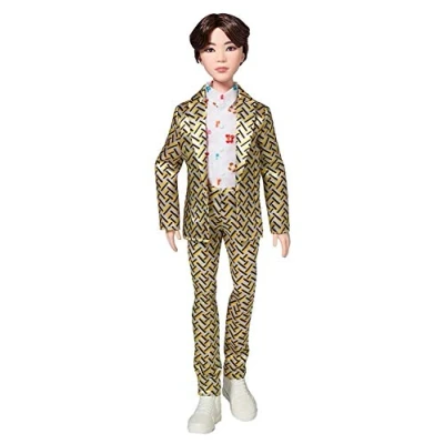 Imagen de Mattel BTS Muñeco Suga, figura de colección, miembro banda coreana K pop ( GKC92)