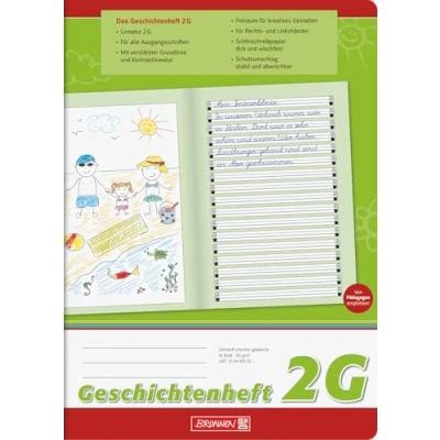 Imagen de Brunnen 104499102 Historia Cuaderno Clase 2 (A4, 16 hojas, línea G)