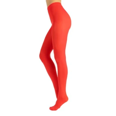 Imagen de CALZITALY Medias De Invierno Pantys Tupidos Colores 80 Den S, M, L, XL, XXL, 3XL,4XL Calcetería Italiana (L, Corallo)