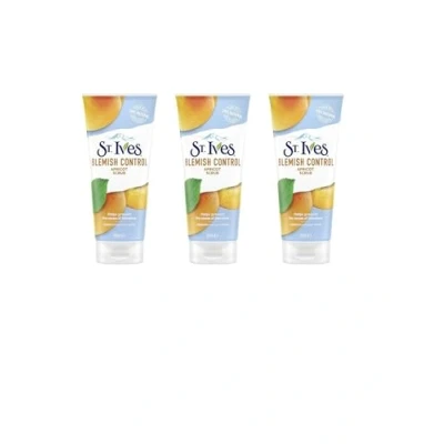 Imagen de St.Ives Exfoliante facial antiimperfecciones, de albaricoque, paquete 3