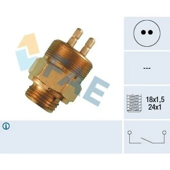 Imagen de EPS 1.860.128 Interruptor, piloto de marcha atrás Made in Italy OE Equivalent