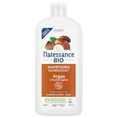 Imagen de Natessance Champú nutritivo Argán Bio &amp; Queratina vegetal