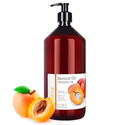 Imagen de Aceite de Nuez Albaricoque, Piel y Cabello, Prensado en Frío, Ecológico, 100% Puro. Facial Corporal, Vegano con Certificado BIO 1000 ml