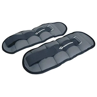 Imagen de Schildkröt Fitness Lastres de Muñecas/Tobillos, 2 x 1.0 kg, Estuche Transporte, Gris, 960202, 1,0 kg