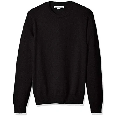 Imagen de Amazon Essentials Jersey de cuello redondo (Disponible en Tallas Grandes) Hombre, Negro, XXL