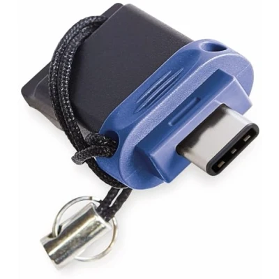 Imagen de VERBATIM Store &#039;n&#039; Go Dual Memoria USB I 3.2 Gen 1 y C 32 GB extraíble 2en1 C/USB A Externa para Smartphone, Laptop, Notebook Co Azul/Negro