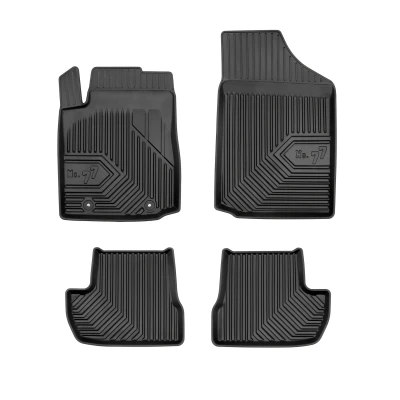 Imagen de FROGUM No. 77 77408050 Juego de alfombrillas suelo Caucho delante y detrás 4 negro Adaptado CITROËN: C2 Hatchback