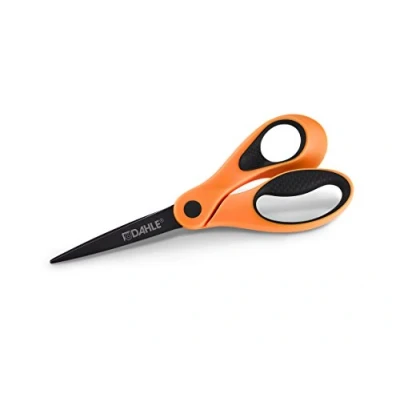 Imagen de Dahle 54508 14428 Papel Tijeras Color ID 8 pulgadas 20 cm Con Mango Suave Funny Naranja