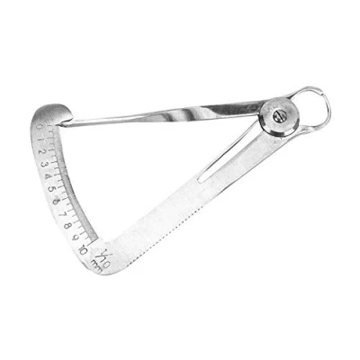 Imagen de Vogueing Tool Calibre dental de acero inoxidable, rango 0 a 10 mm, color blanco perla
