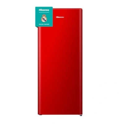 Imagen de Frigorífico una puerta Hisense RR220D4BRE, Cíclico/Defrost, 126.5 cm, 165 l, Clase E, Rojo