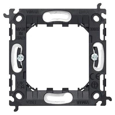Imagen de VIMAR 0R30602 Línea soporte 2m, con garras, para cajas empotrables ø 60 mm, componible distancia entre ejes 71 mm