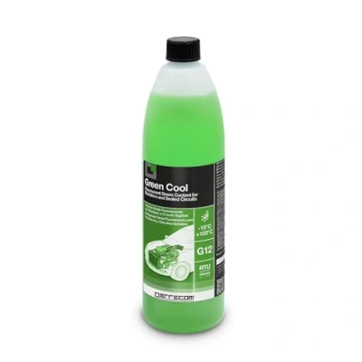 Imagen de ERRECOM Green Cool, Líquido para Radiador Verde 10C, anticongelante G12 con Paquete inhibidor orgánico Oat, Listo Usar, 1 litro