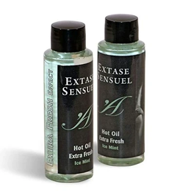 Imagen de Aceite de masaje efecto extra fresh hielo Extase Sensual