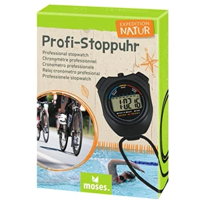 Imagen de moses. Expedition Natur Reloj de Pulsera Profesional para Deportes y Ocio (9838), Color Negro