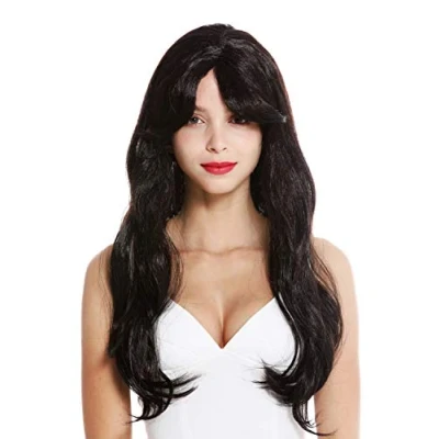 Imagen de WIG ME UP 90924 ZA1 Peluca Mujer Carnaval Halloween Pelo Largo Liso Negro Azabache Blancanieves