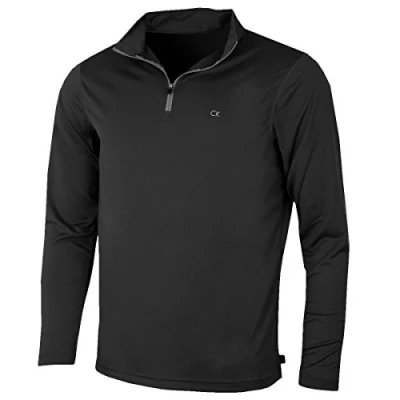 Imagen de Calvin Klein Golf Hombre Harlem 1/4 Zip Pullover Black S