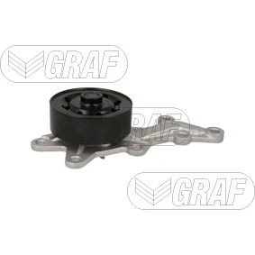 Imagen de GRAF PA1433 Bomba de agua con junta anular mecánico Chapa acero para accionamiento correa poli V TOYOTA: Yaris III Hatchback