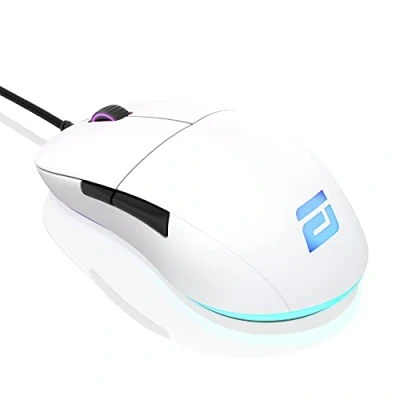 Imagen de ENDGAME GEAR XM1 RGB Ratón para Juegos con Cable Sensor óptico PWM3389 50: 16,000 dpi Kailh GM 4.0 60M Interruptores 1 ms Tiempo de Respuesta Ergonómico Ligero 82g Blanco