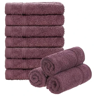 Imagen de Brandsseller Juego de 10 Toallas Jabón 30 x cm Franela Toalla para Invitados con Percha Algodón 470 g/m² Baño Hogar Baya