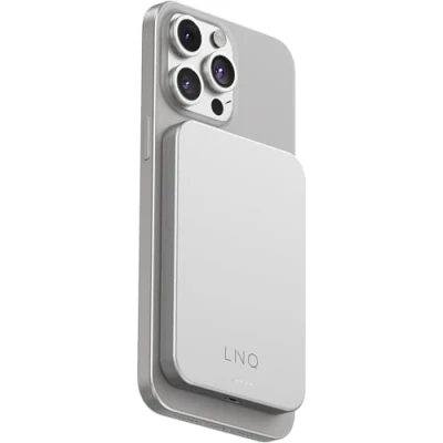 Imagen de LINQ Connects Magnético Power Bank Inalámbrico 5.000Mah Blanco