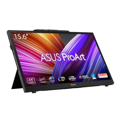 Imagen de ASUS ProArt PA169CDV Pen Display Monitor, 15,6&#039;, IPS, 4K UHD, WACOM EMR, 100% sRGB, Verificado por Calman, Validado Pantone, USB C, 10 Puntos táctiles, Dial, Panel de Control