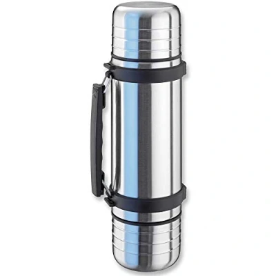 Imagen de LiteXpress Isosteel VA 9562DQ Duo Termo de Acero Inoxidable 18/8, con 1,0 l Sistema Quickstop y 2 Tazas extraíbles