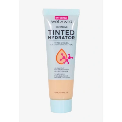 Imagen de wet n wild, Bare Focus Tinted Hydrator, Crema Hidratante con Color, Piel Luminosa, Cobertura de Ligera a Media, Acabado Semimate, Fórmula Enriquecida Ácido Hialurónico y Escualano Vegano, Claro