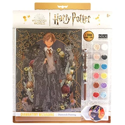 Imagen de DIAMANTINY Harry Potter Yume Fantasy Ron Kit crea el mosaico, Actividad de arte en cristal, Diamond Painting, 1 cuadro A4