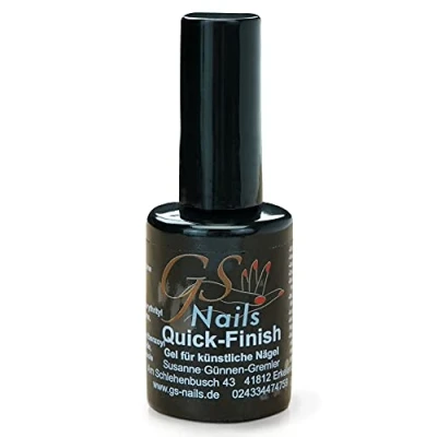 Imagen de GS Nails Gel sellador de acabado rápido para decoración uñas y diseño UV sin capa sudor sellado brillante 15 ml