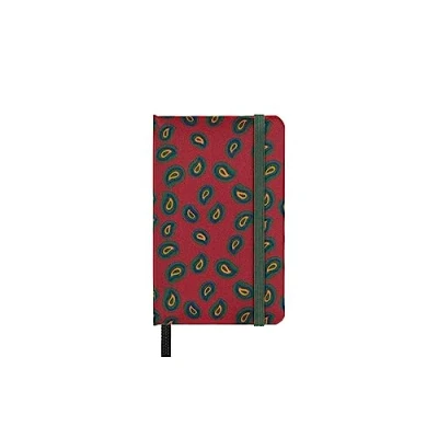 Imagen de Moleskine Cuaderno Silk, Tapa Dura con Seda Italiana de Mantero, Páginas Blancas y Cierre Elástico, Caja Regalo, Tamaño Extra Small 13,6X8,8 cm, Color Bordeaux