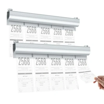 Imagen de Soporte Comanderas Restaurante Comandero Pared, Barra para Comandas Cocina, Comanderos Camarero, 20 cm Pinza Combinable El Pedido de Tickets Cocina Bar Office, 2 Piezas