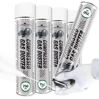 Imagen de AABCOOLING Home&amp;Office Frío Spray Compressed Gas Duster 4x750ml Cold Spray,Coche y moto, Cuidado del motor, Enfriado Directo Hasta 50C, para Congelar