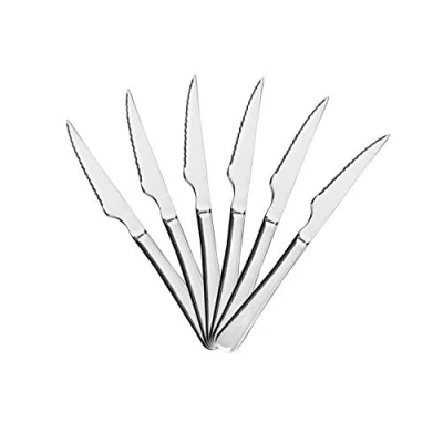 Imagen de Mr. Spoon 6 Cuchillos de Carne Acero INOX. Colección Minimal 22,5x2,05 cm
