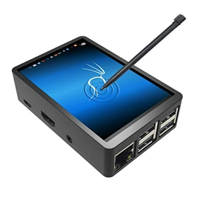 Imagen de Para Raspberry Pi 3 B+ pantalla táctil de 3.5 pulgadas con funda, monitor TFT LCD 320 x 480 píxeles [compatible Raspbian, Ubuntu, Kali, RetroPie System] (pantalla multisistema 3.5)