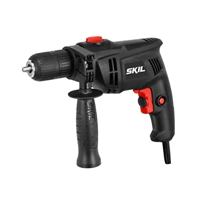 Imagen de SKIL Taladro percutor 1020 AA (550 W, portabrocas de sujeción rápida 13 mm, número percusión 0 43200 /min, taladro, marcha derecha/izquierda, función martillo) F0151020AA