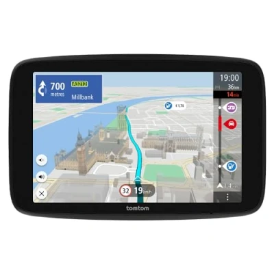 Imagen de TomTom GPS para Autocaravana GO Camper MAX de 2. Gen. Pantalla 7&quot; con PDI, actualizaciones por Wi Fi, Traffic, perfiles vehículo, mapas del Mundo y Zonas Bajas emisiones