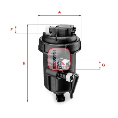 Imagen de Filtro de combustible SOFIMA S5108GC