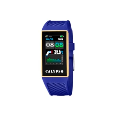 Imagen de CALYPSO Reloj Modelo K8502/2 de la colección SMARTWATCH, Caja 23,80/41,30 mm con Correa Caucho Azul Oscuro para señora
